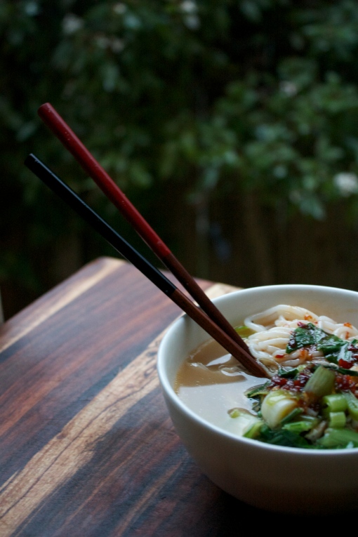 The Noodle Bowl; Homemade Ramen {Gluten Free}